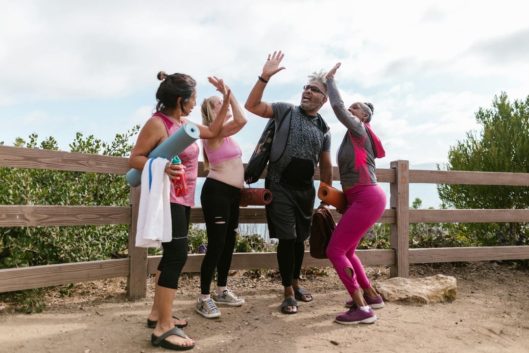 Actividades sensatas de bienestar y envejecimiento saludable
